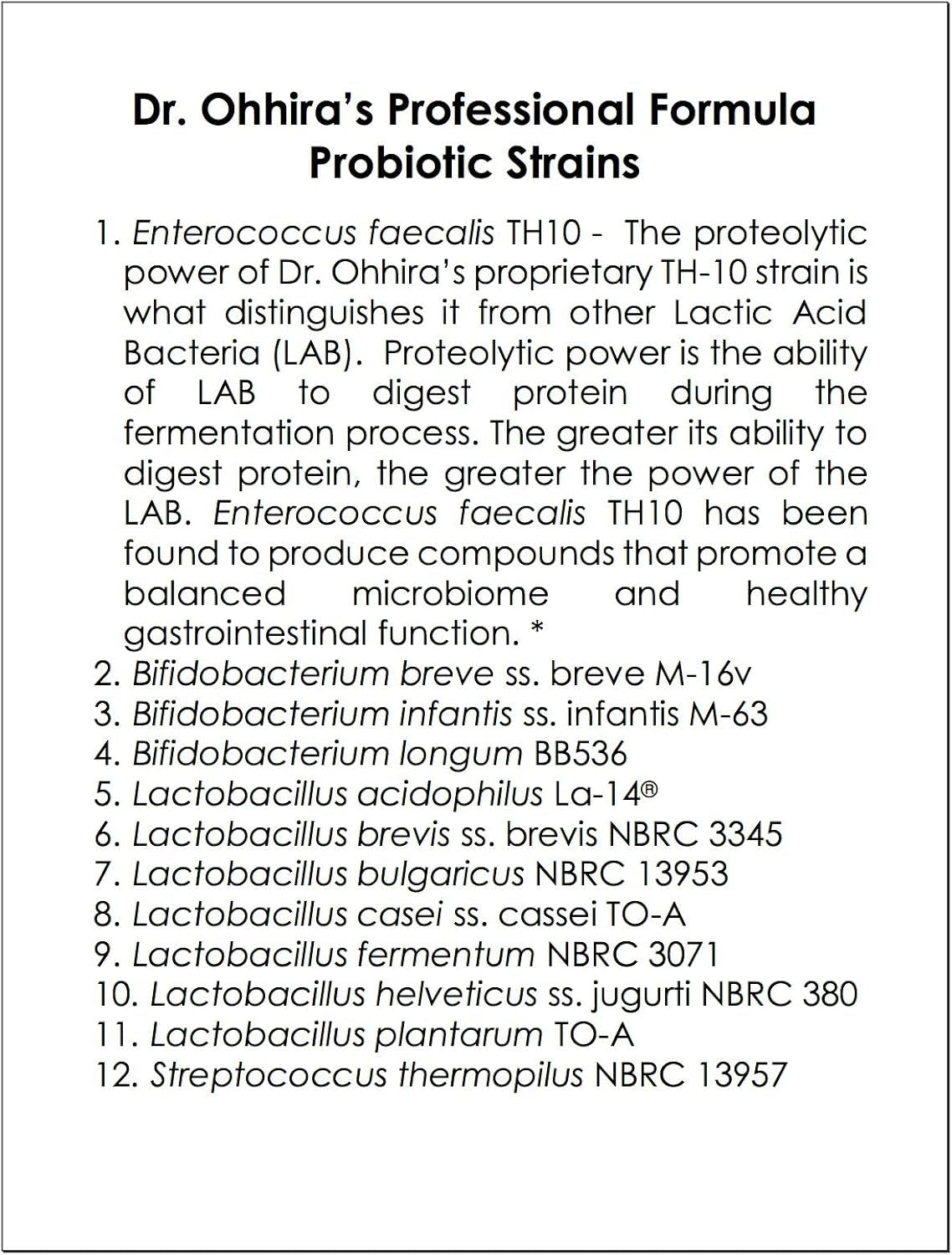 Dr. Ohhira's Clinical Probiotics 